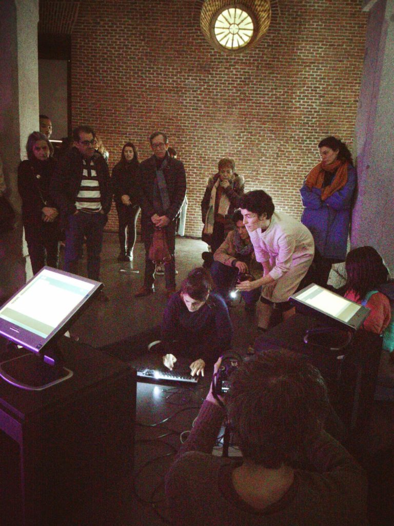 Danza y código , proyecto dancecode, Here_ residencia conde duque